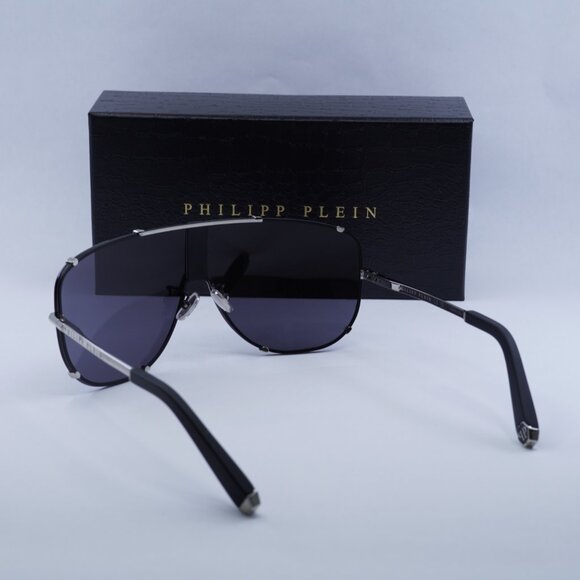 Final Price! Philipp Plein SPP075M 0K07 Silver/Grey Sunglasses - Picture 9 of 10